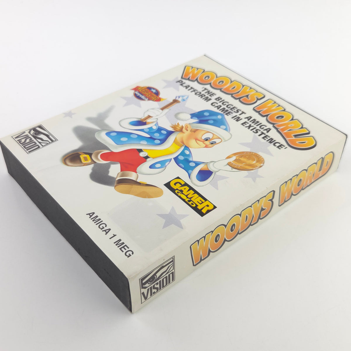 Commodore Amiga Spiel Woodys World Big Box OVP PAL Disk