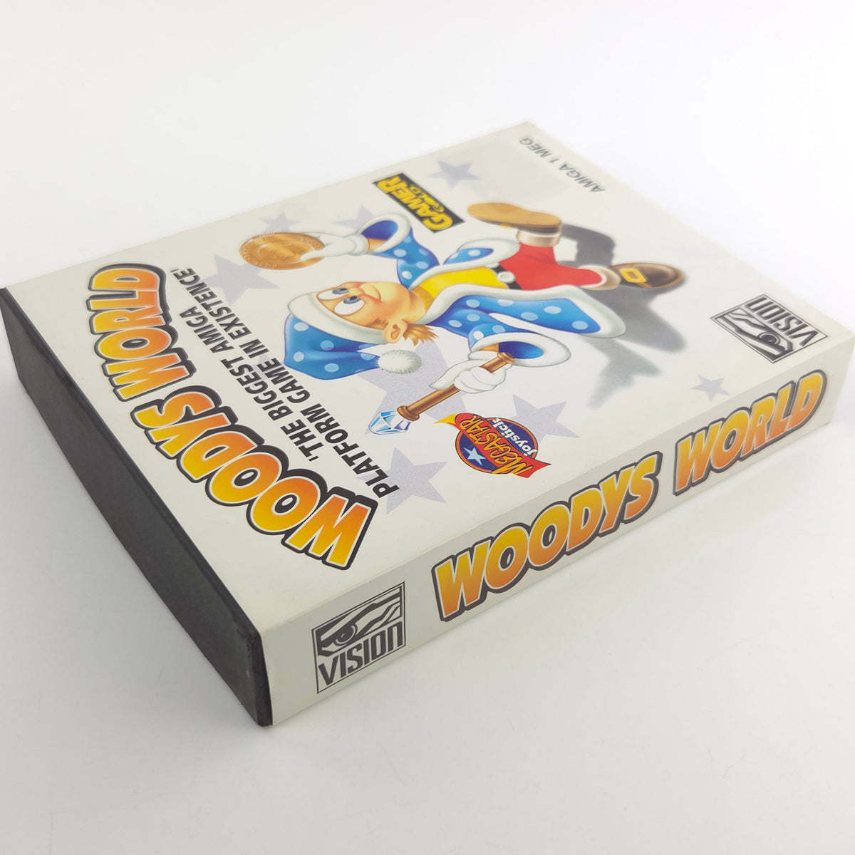 Commodore Amiga Spiel Woodys World Big Box OVP PAL Disk