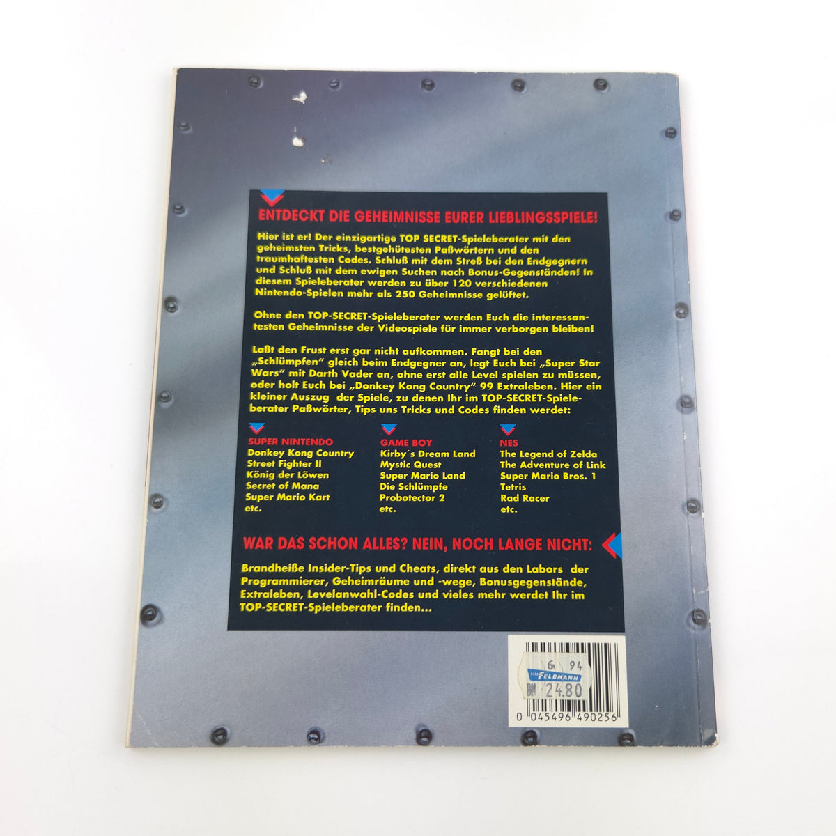 Super Nintendo Spieleberater – Top Secret Lösungsbuch SNES