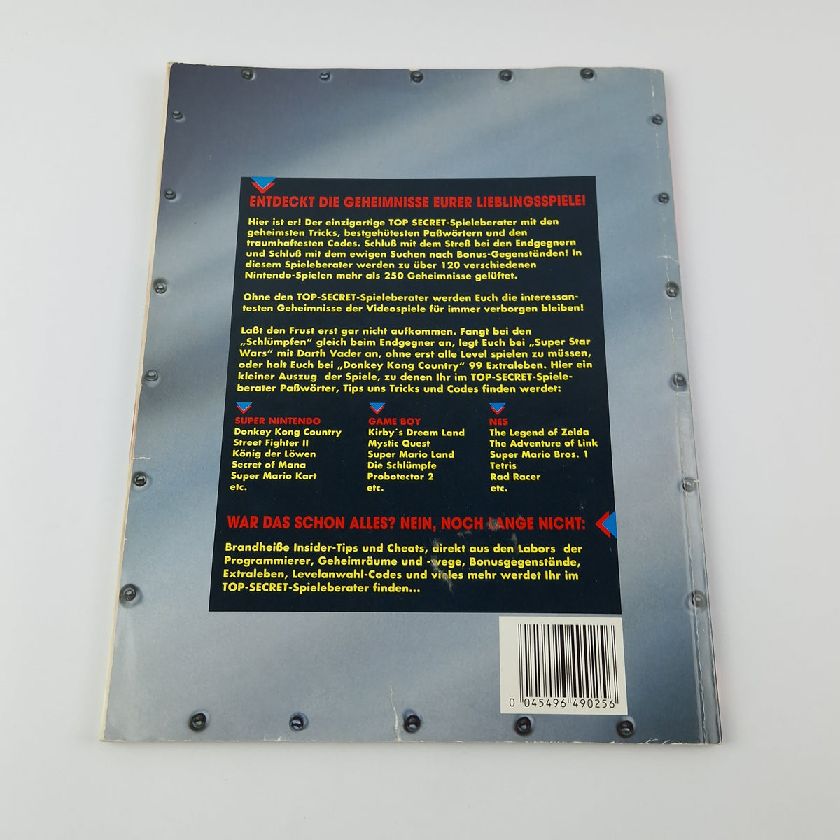 Super Nintendo Buch – Offizielle Spieleberater Top Secret SNES