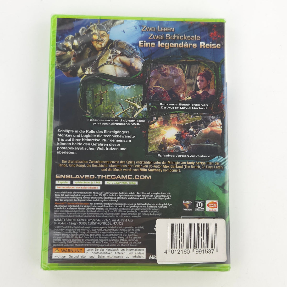 Xbox 360 Spiel Enslaved Odyssey Neu OVP