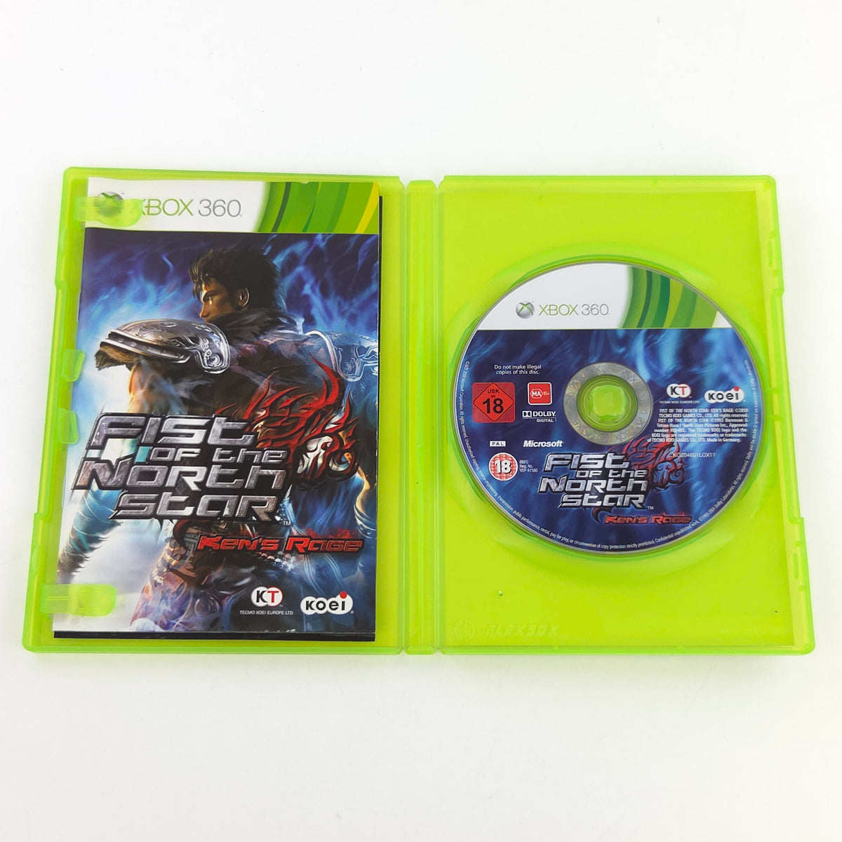 Xbox 360 Spiel Fist of the North Star USK18 OVP