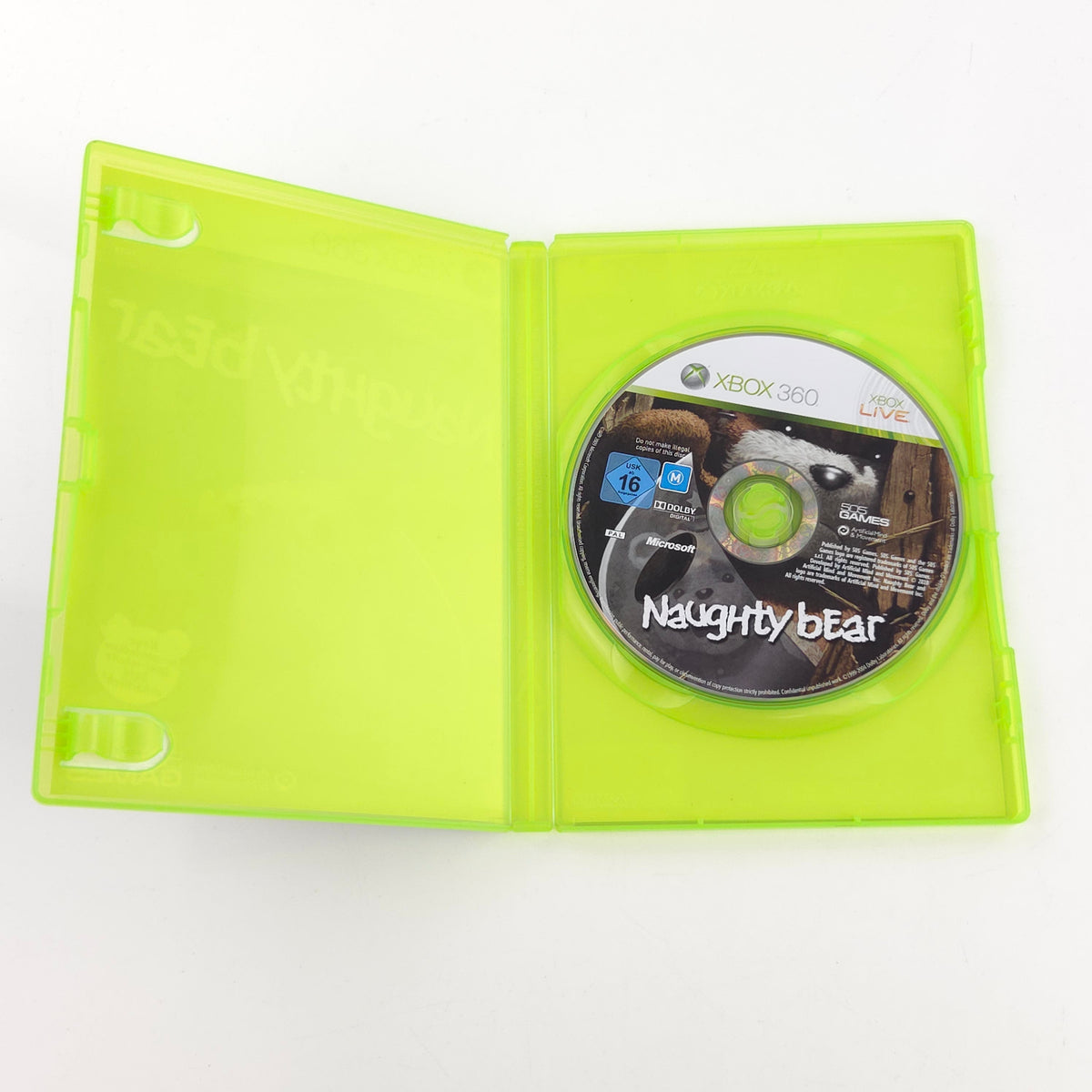 Xbox 360 Spiel Naughty Bear OVP