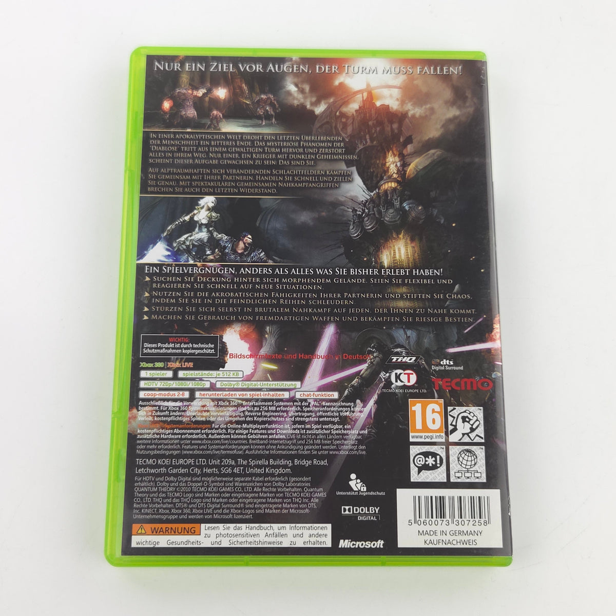 Xbox 360 Spiel Quantum Theory OVP
