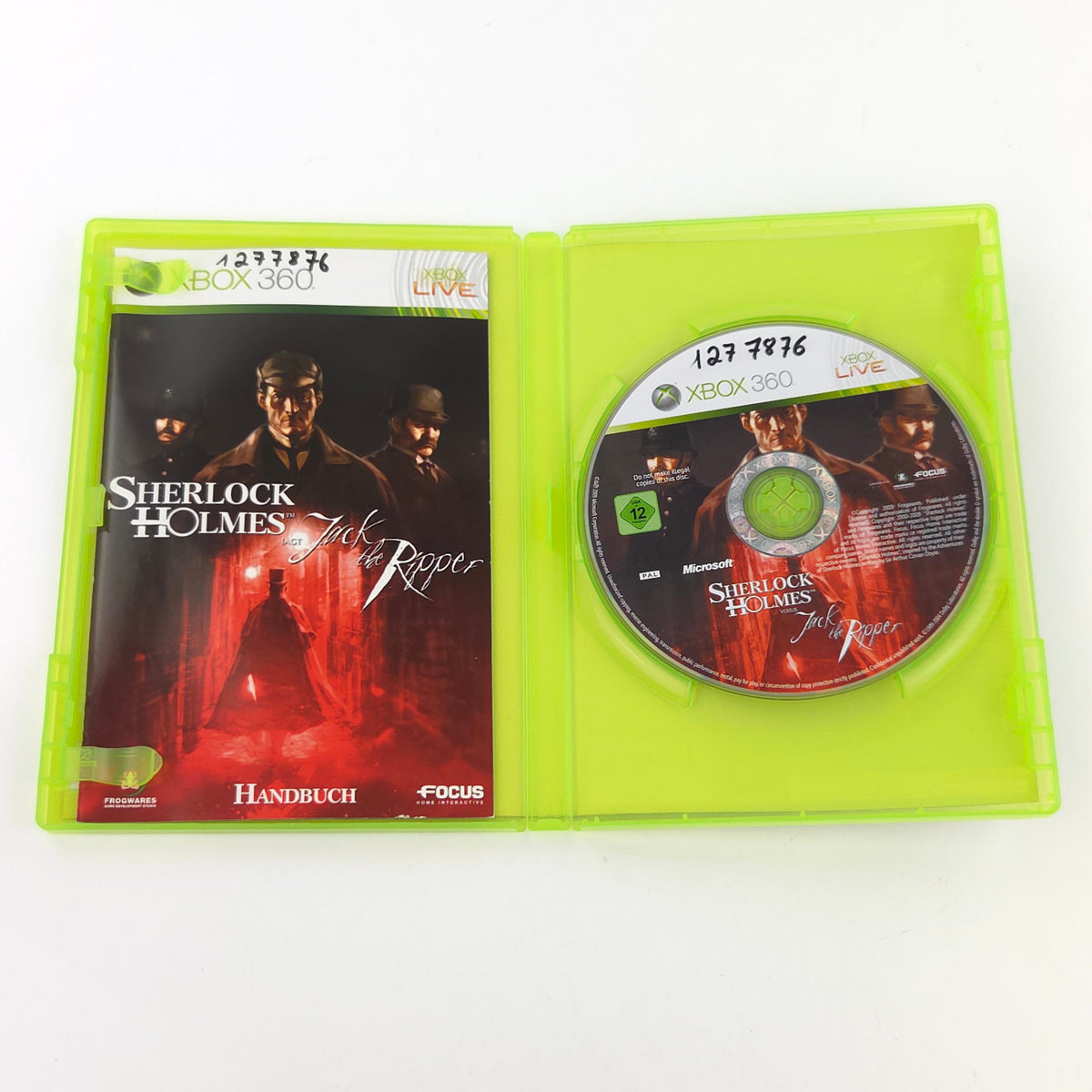 Xbox 360 Spiel Sherlock Holmes jagt Jack the Ripper
