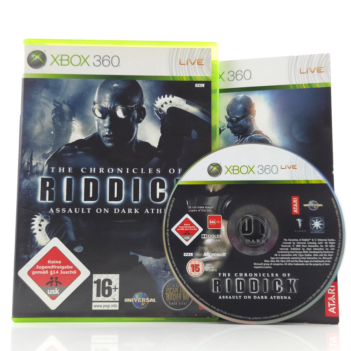 Xbox 360 Spiel The Chronicles of Riddick OVP USK18