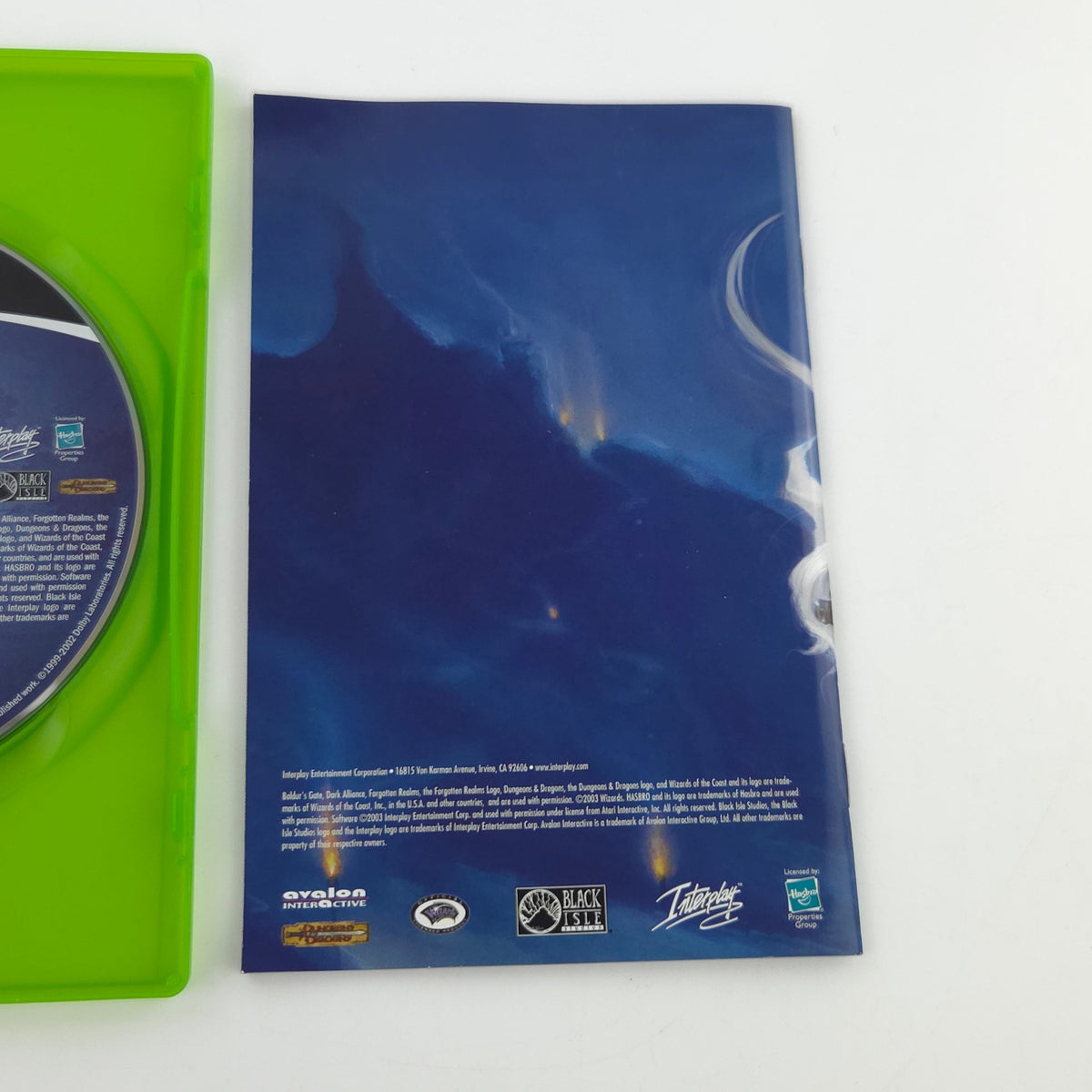 Microsoft Xbox Spiel Baldurs Gate Dark Alliance OVP