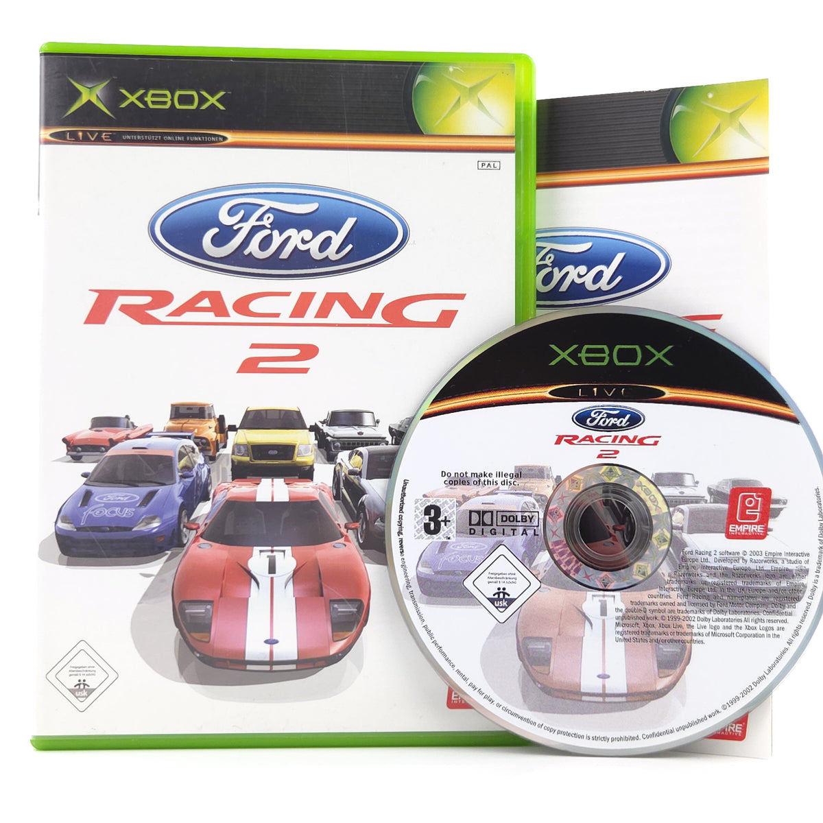 Xbox Classic Spiel – Ford Racing 2 (OVP PAL)