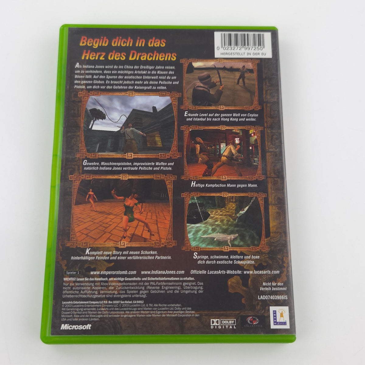 Xbox Classic Spiel – Indiana Jones Kaisergruft (PAL)