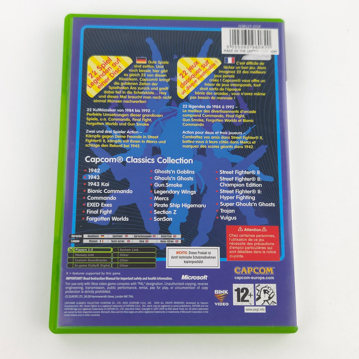Microsoft Xbox Spiel Capcom Classics Collection OVP