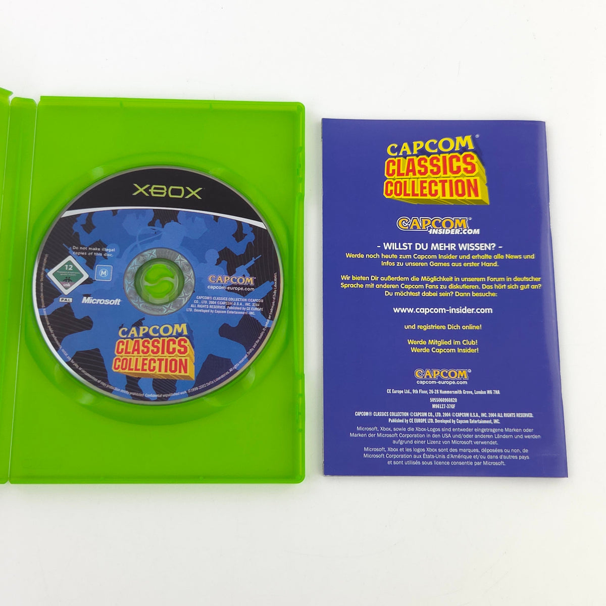 Microsoft Xbox Spiel Capcom Classics Collection OVP