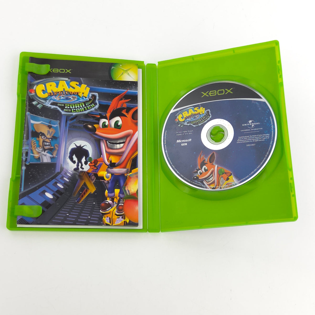 Microsoft Xbox Spiel Crash Bandicoot Der Zorn des Cortex OVP PAL