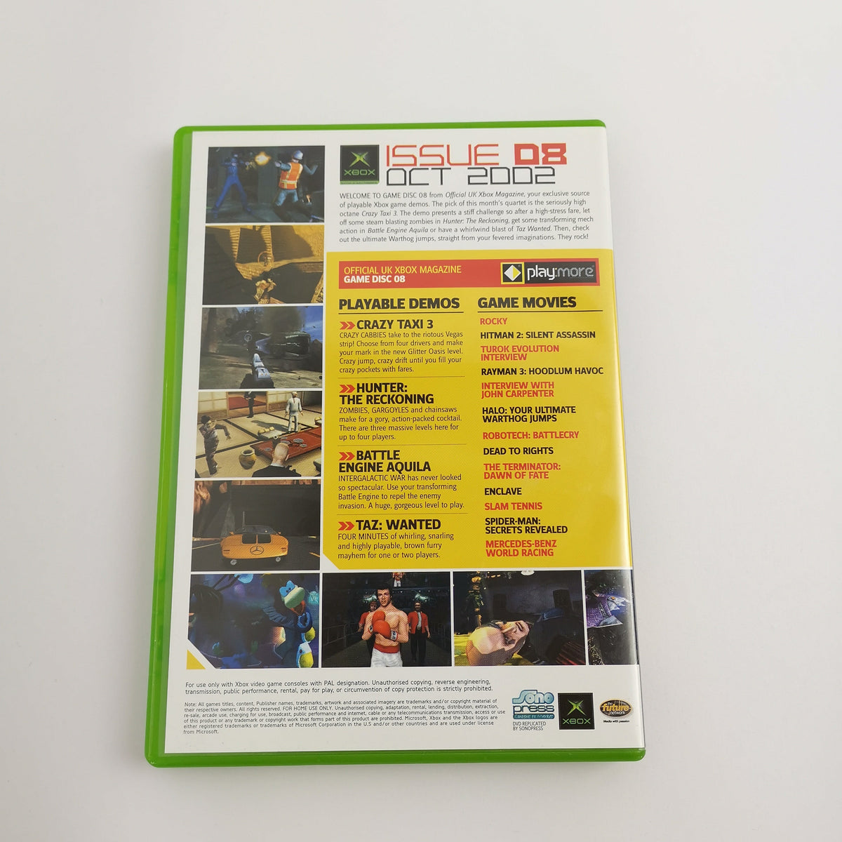 Microsoft Xbox Classic Spiel – Demo Issue 08 OVP PAL