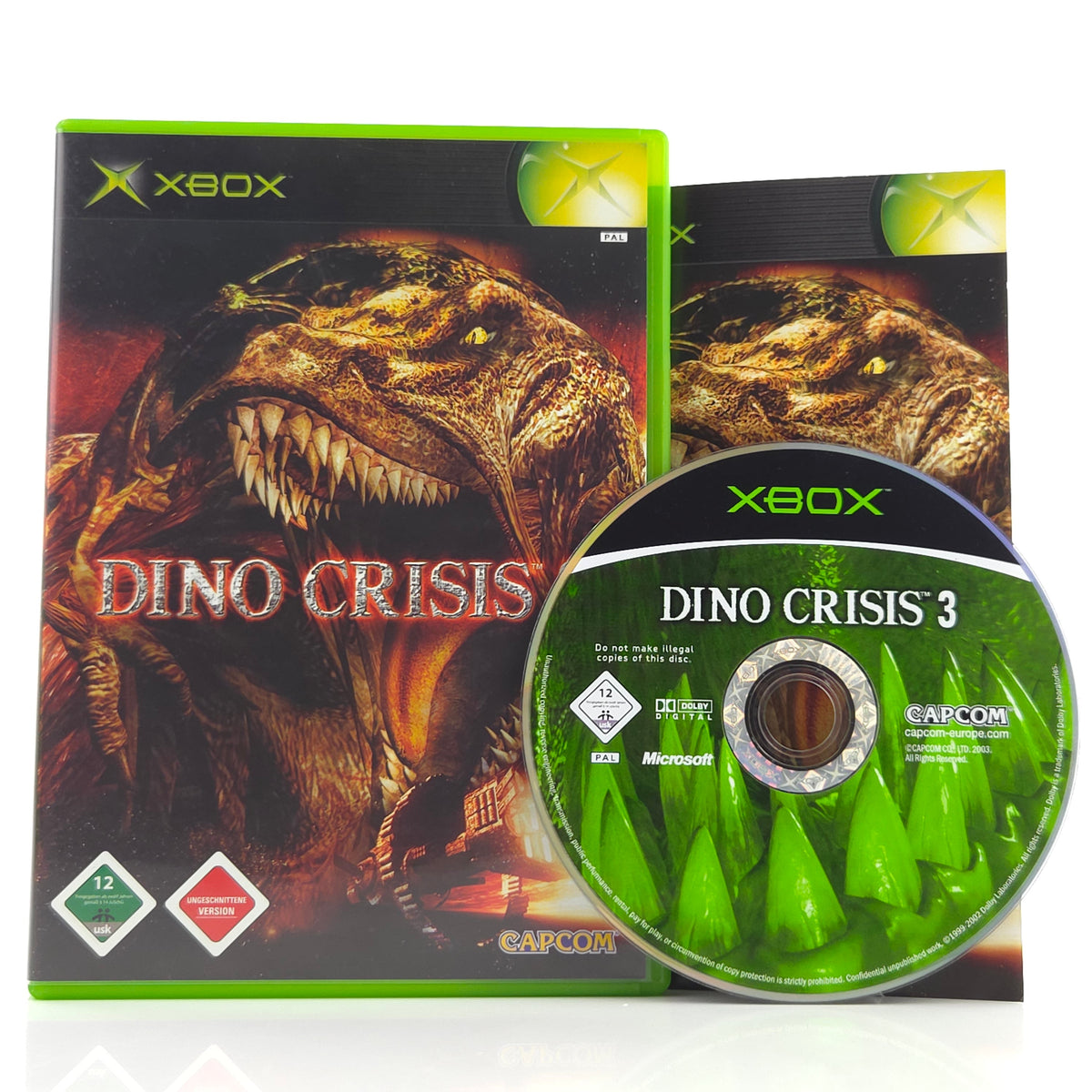 Microsoft Xbox Spiel Dino Crisis 3 OVP PAL