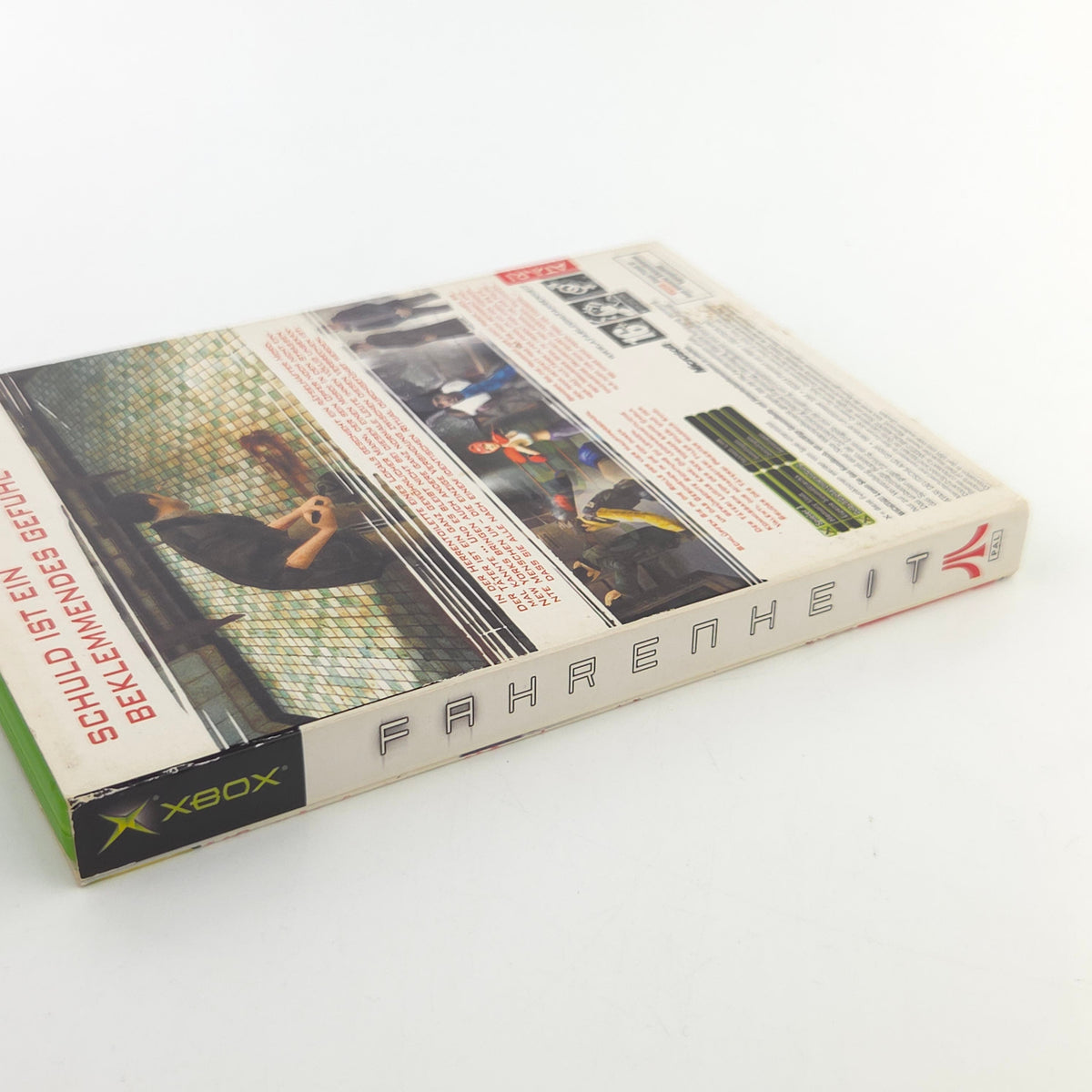 Microsoft Xbox Classic Spiel: Fahrenheit - CD-Rom Anleitung OVP (DE PAL)