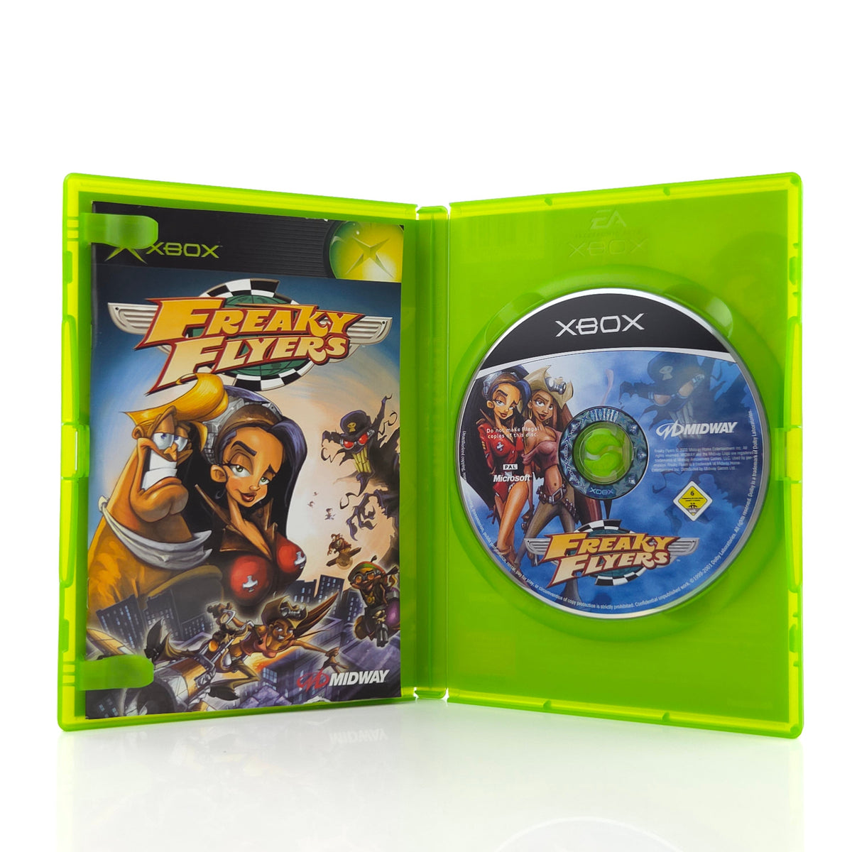 Microsoft Xbox Spiel Freaky Flyers OVP CIB PAL
