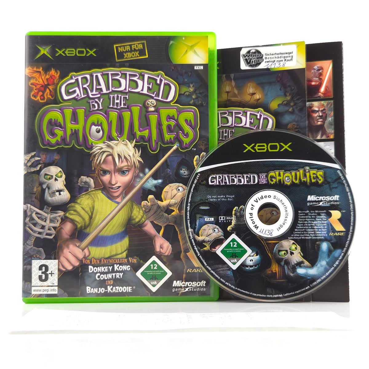 Microsoft Xbox Spiel Grabbed by the Ghoulies OVP