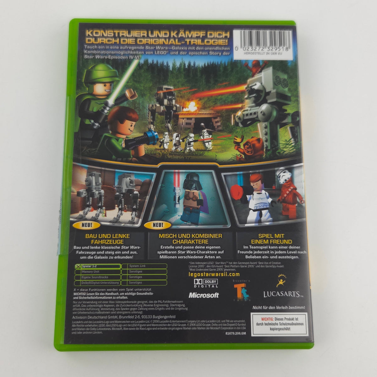 Xbox Spiel Lego Star Wars II Trilogie OVP