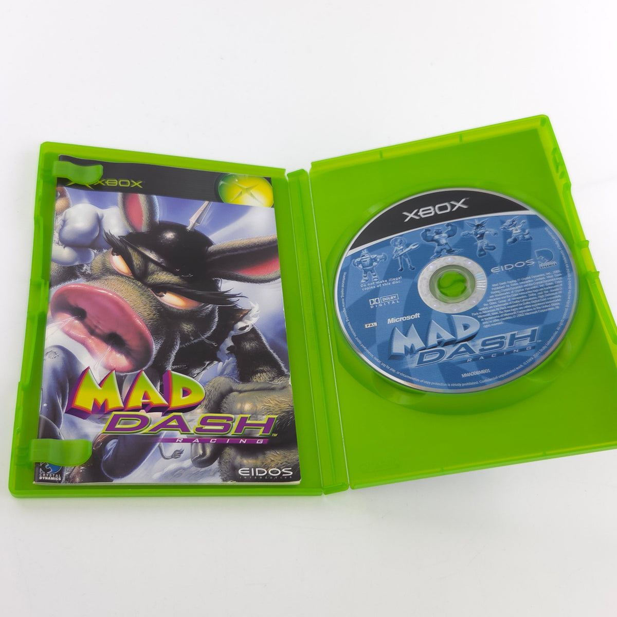 Microsoft Xbox Classic Spiel: MAD Dash Racing - CD-Rom Anleitung OVP (PAL DE)