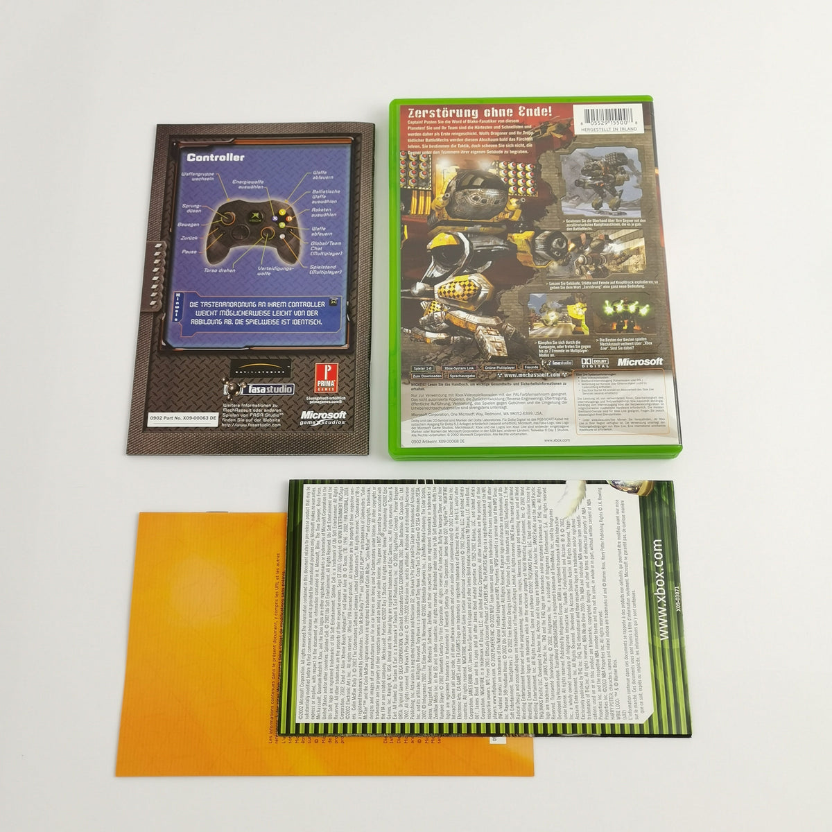 Microsoft Xbox Classic Spiel – Mechassault (OVP PAL)