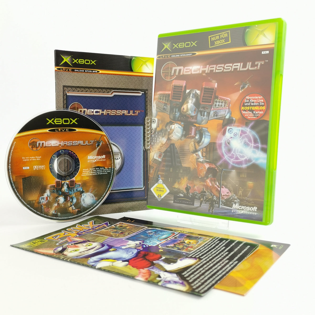 Microsoft Xbox Classic Spiel – Mechassault (OVP PAL)
