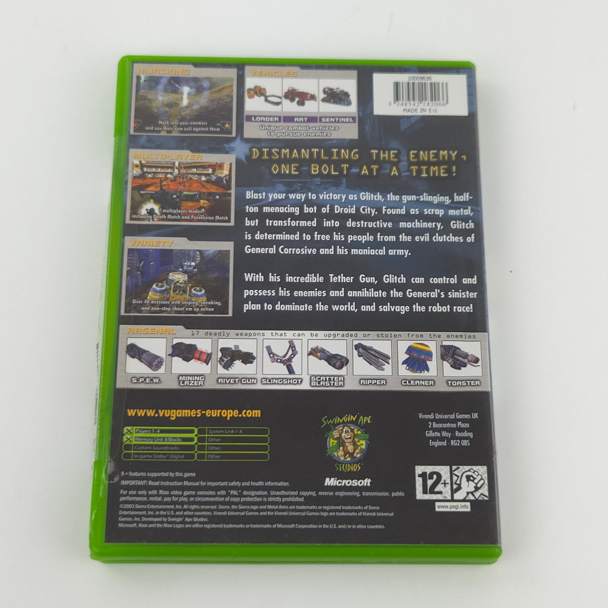 Xbox Classic Spiel Metal Arms OVP