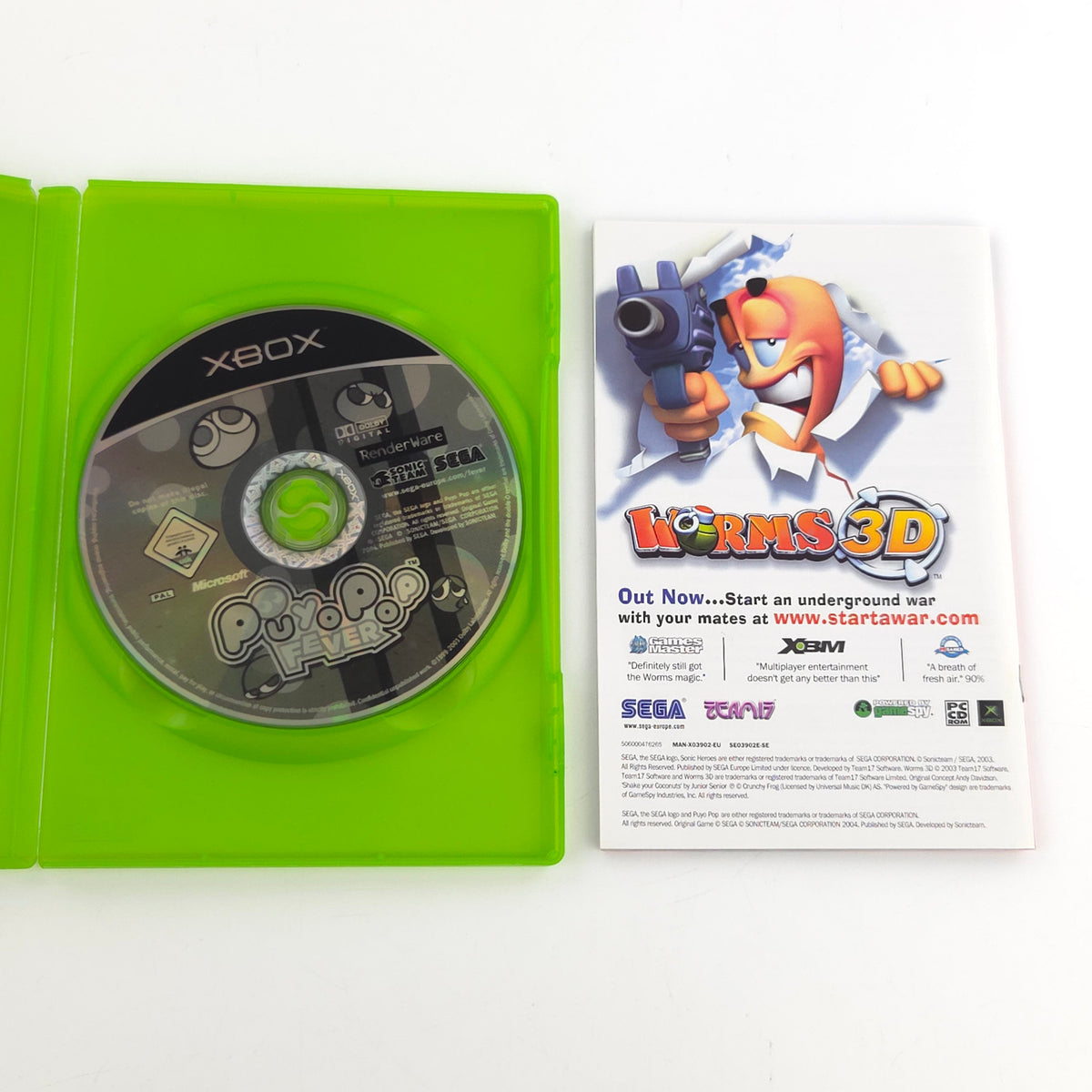 Microsoft Xbox Spiel Puyo Pop Fever OVP PAL