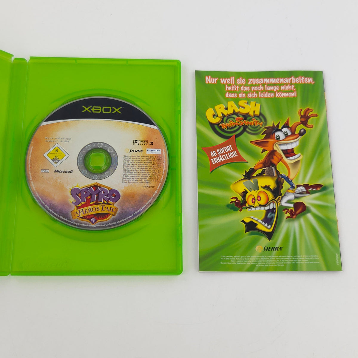 Microsoft Xbox Spiel Spyro A Heros Tail OVP PAL
