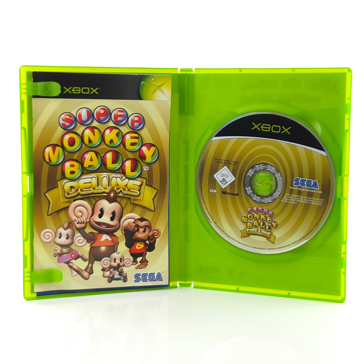 Microsoft Xbox Spiel Super Monkey Ball Deluxe OVP