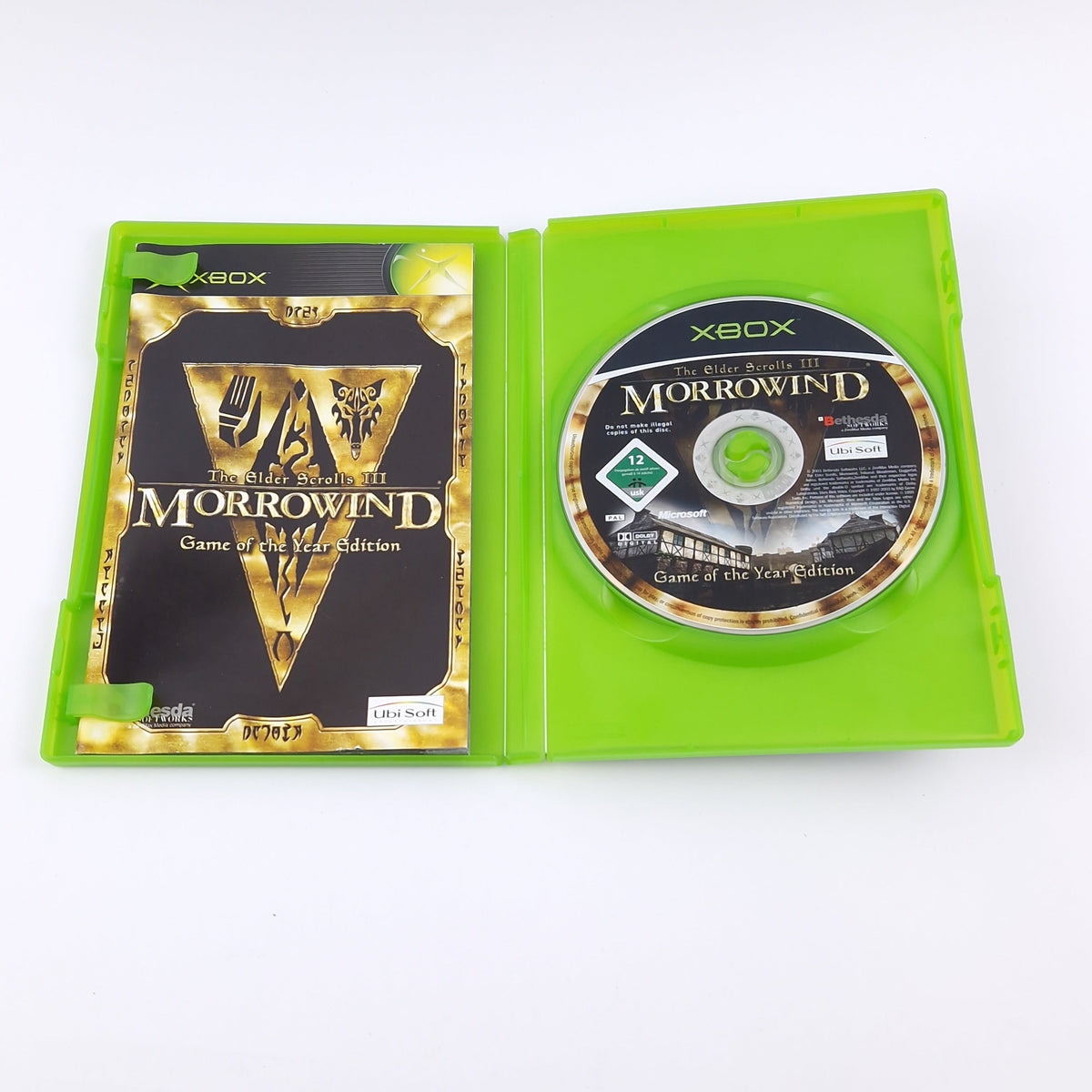 Microsoft Xbox Classic Spiel: The Elder Scrolls III Morrowind ohne Karte - OVP