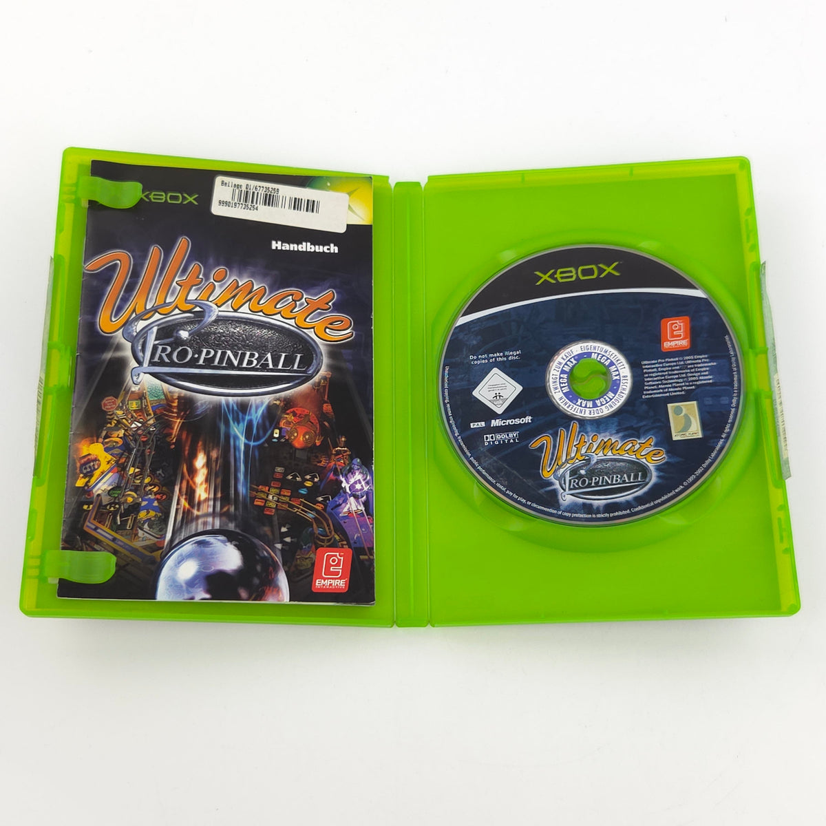 Xbox Spiel Ultimate Pro Pinball OVP PAL