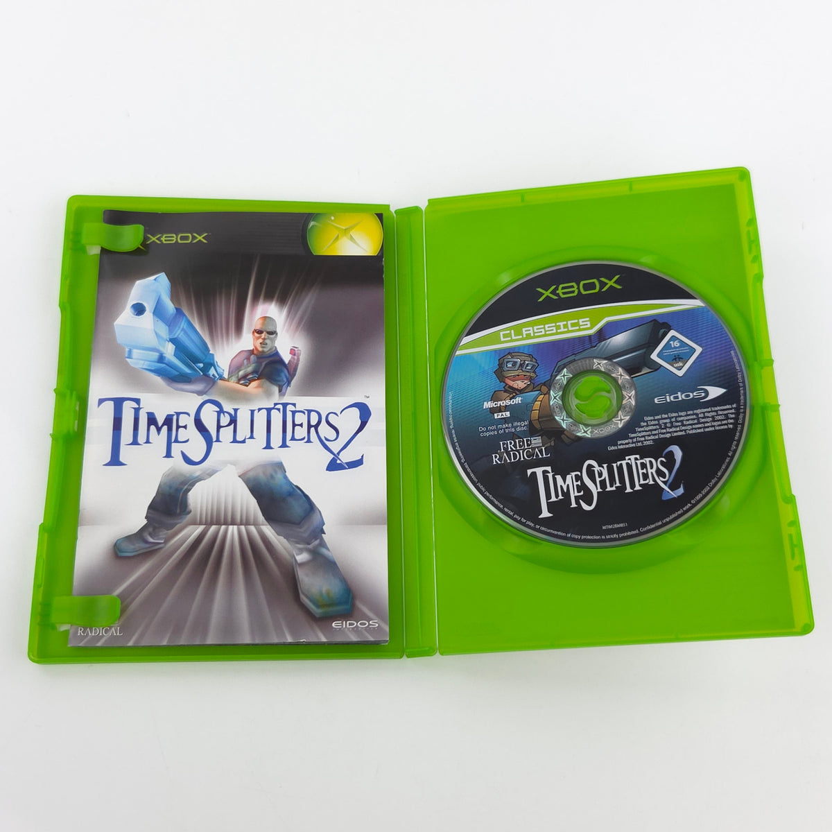 Xbox Classic Spiel – Time Splitters 2 (OVP PAL)