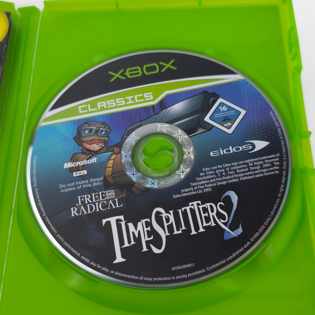 Xbox Classic Spiel – Time Splitters 2 (OVP PAL)