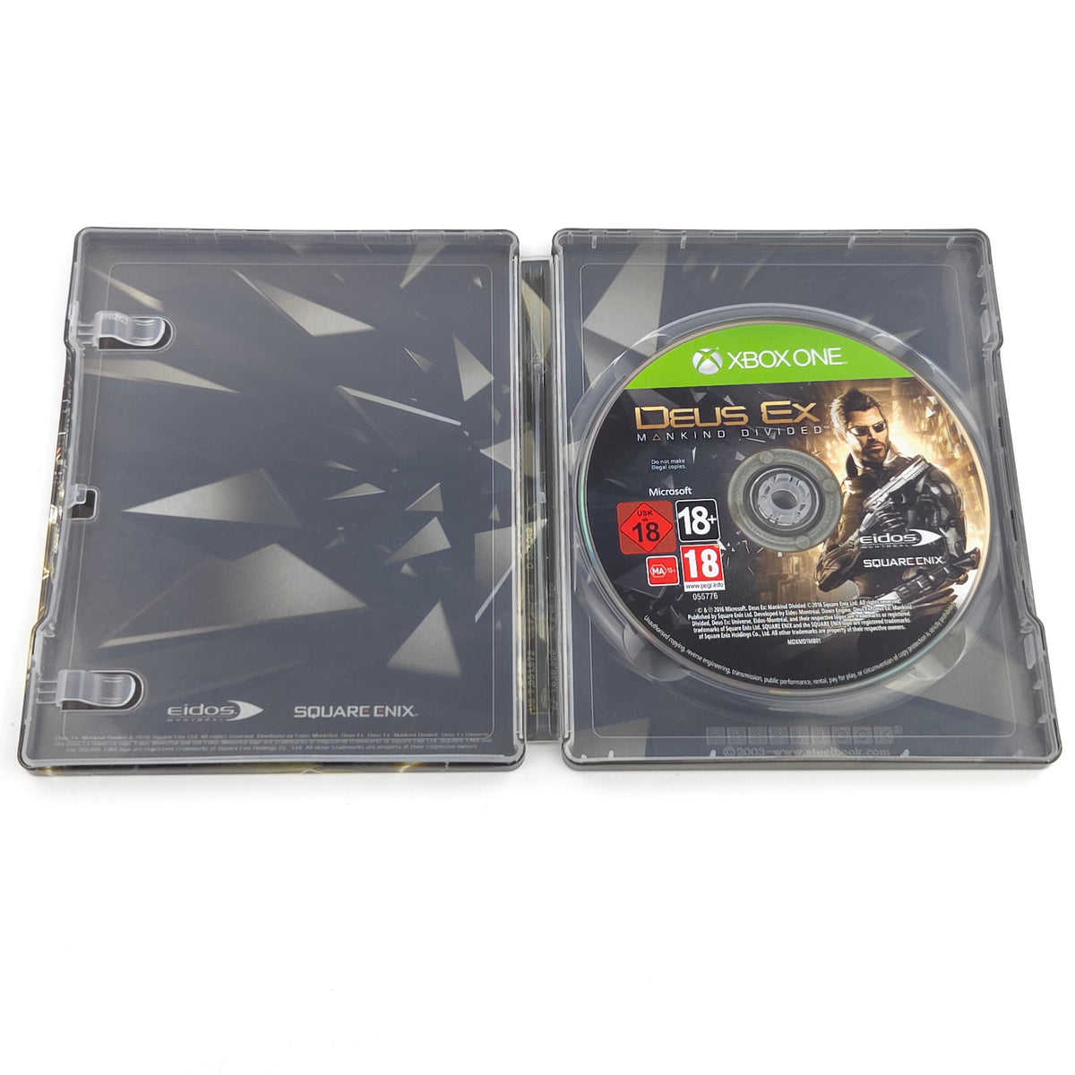 Microsoft Xbox ONE / Series X Spiel: Deus EX Mankind Divided + Steelbook - USK18