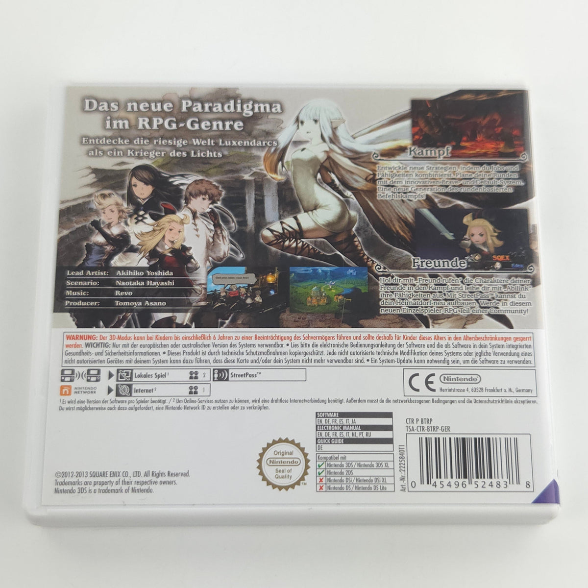 Nintendo 3DS Spiel Bravely Default OVP