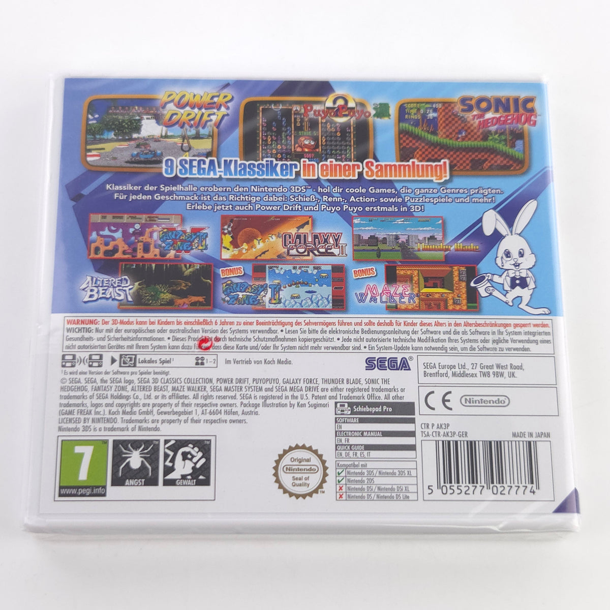Nintendo 3DS Spiel Sega 3D Classics Neu OVP