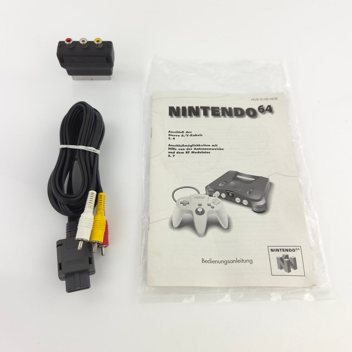 Nintendo 64 Konsole N64 Bundle Set OVP PAL NOE