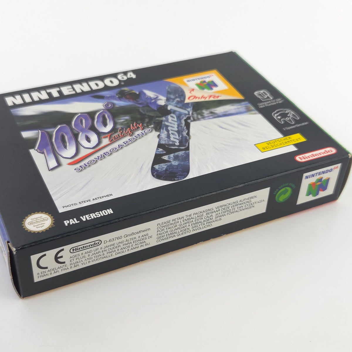Nintendo 64 Spiel 1080 Ten Eighty OVP PAL