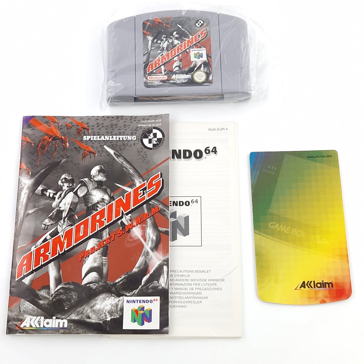 Nintendo 64 Spiel – Armorines Project S.W.A.R.M. OVP PAL