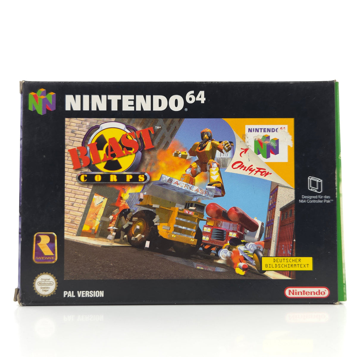 Nintendo 64 Spiel Blast Corps N64 Modul OVP PAL DE