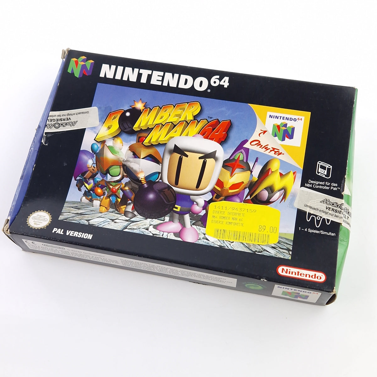 Nintendo 64 Spiel – Bomber Man 64 Modul OVP PAL NNOE