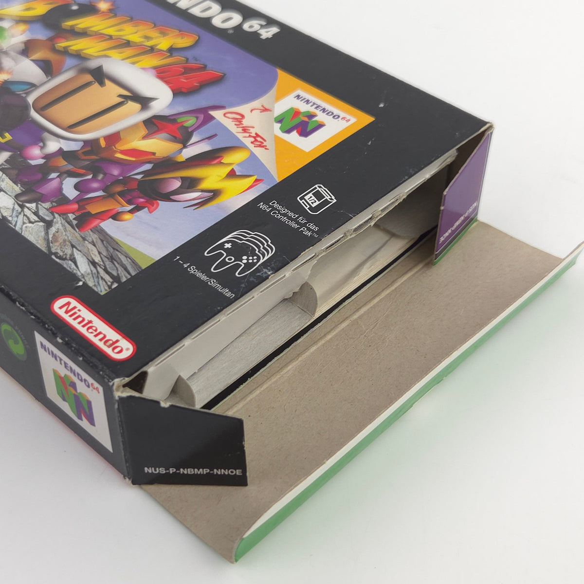 Nintendo 64 Spiel Bomberman 64 N64 OVP PAL EUR Zustand