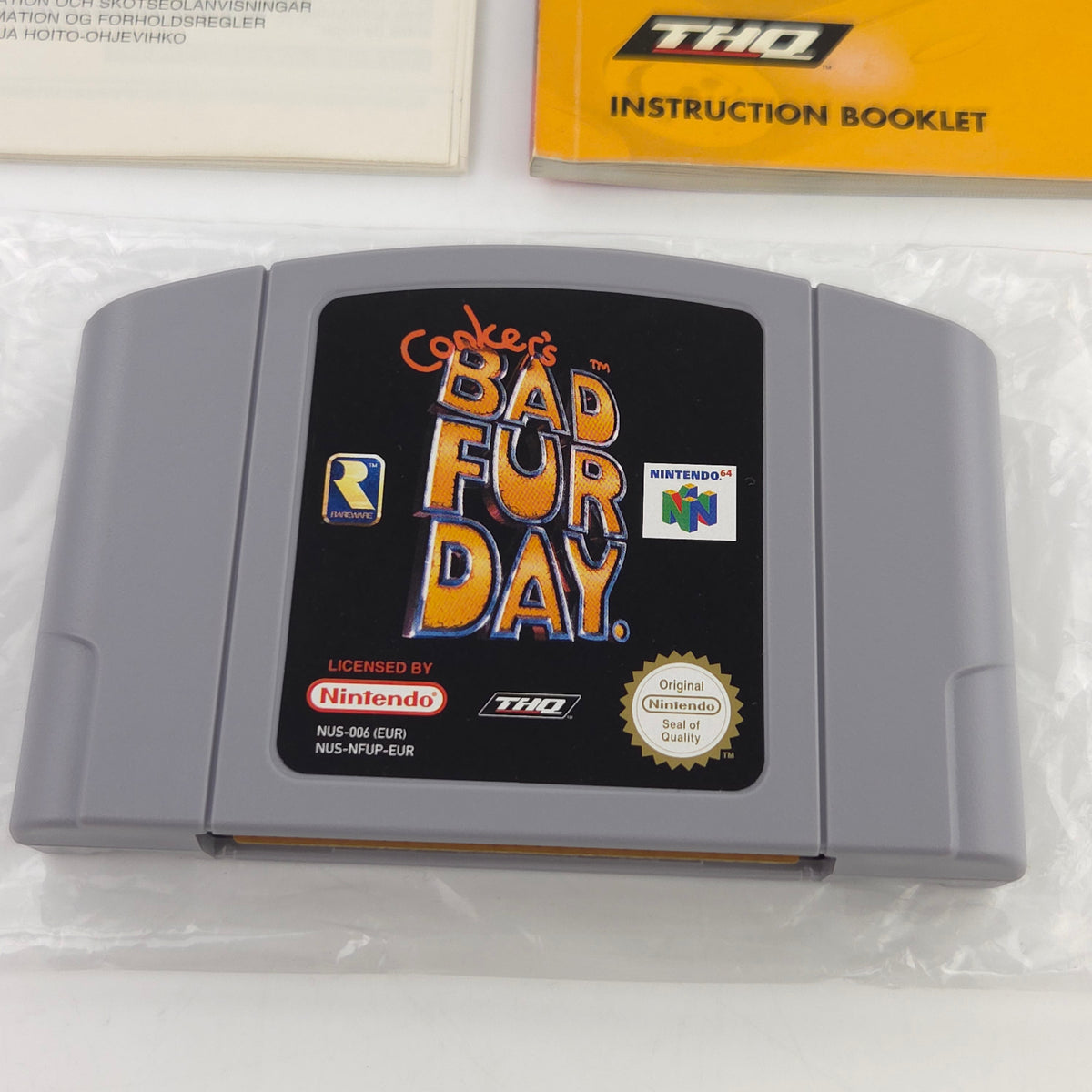Nintendo 64 Spiel Conkers Bad Fur Day OVP