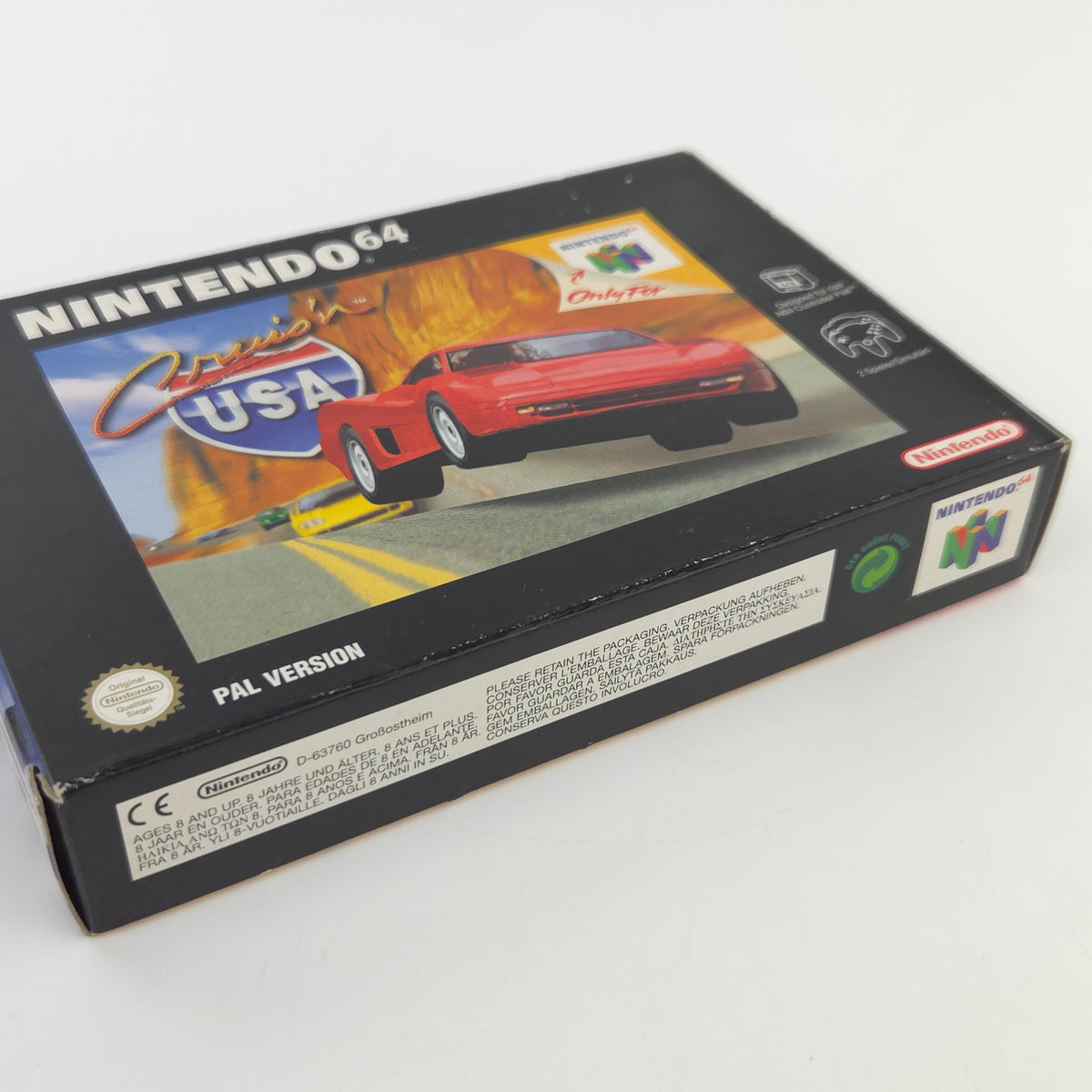 Nintendo 64 Spiel Cruisn USA N64 Modul Anleitung OVP CIB