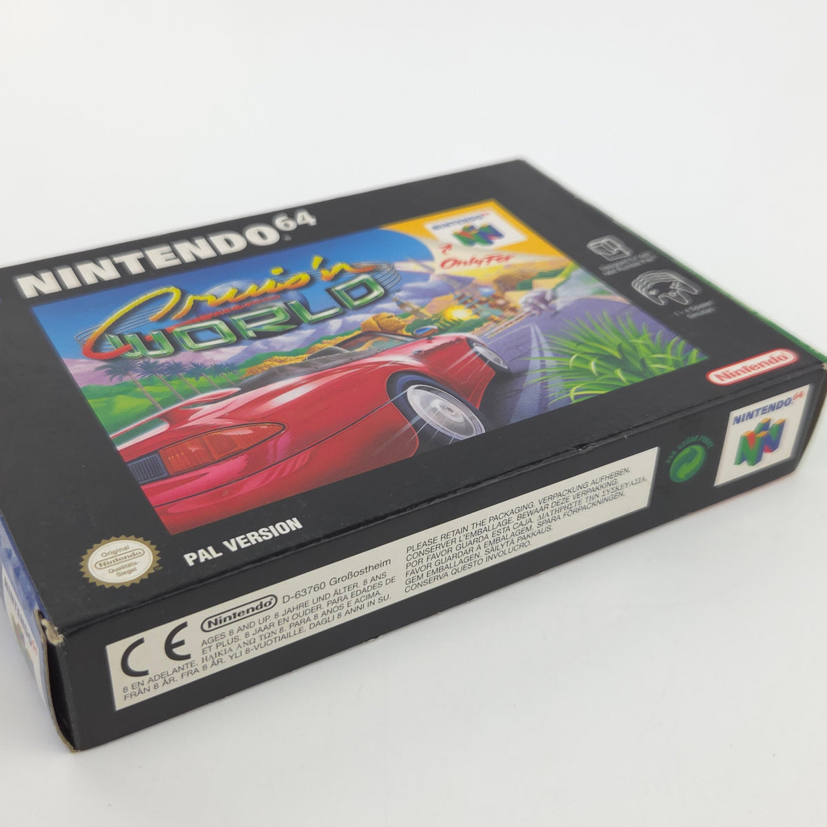 Nintendo 64 Spiel Cruisn World N64 Modul Anleitung OVP PAL