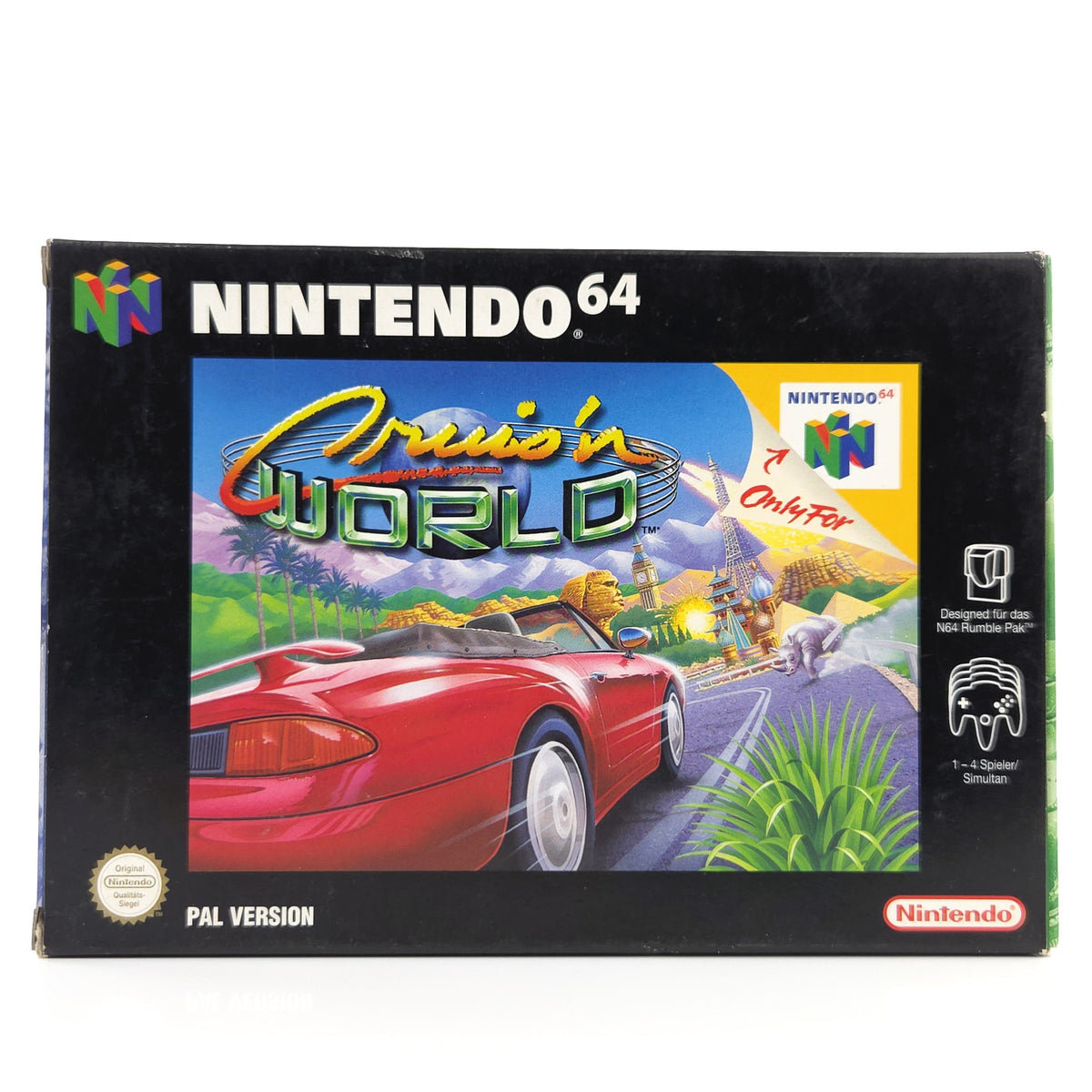 Nintendo 64 Spiel Cruisn World N64 Modul Anleitung OVP PAL