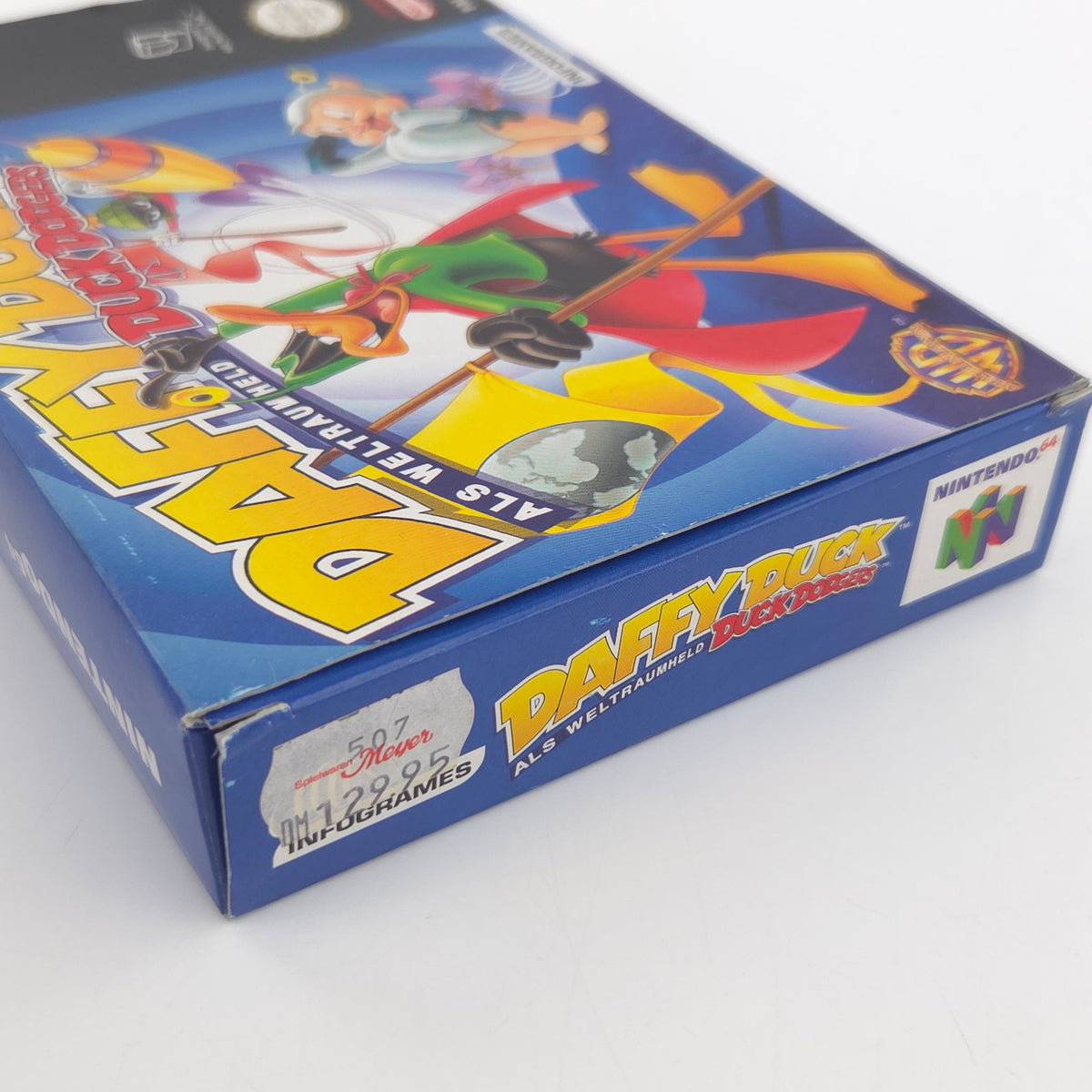 Nintendo 64 Spiel Daffy Duck Weltraumheld N64 OVP CIB PAL