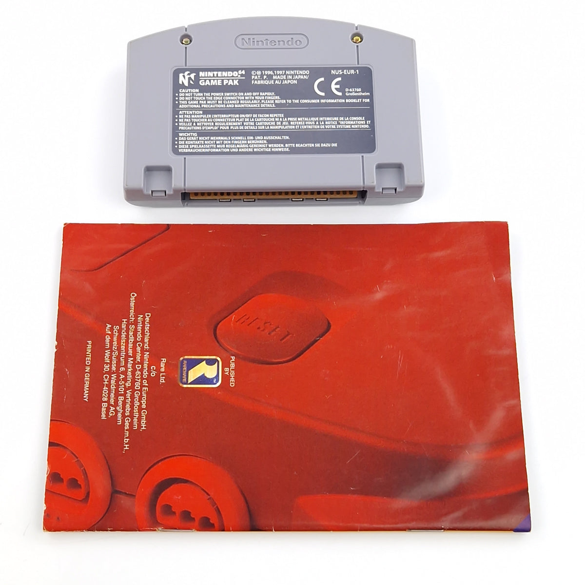 Nintendo 64 Spiel – Diddy Kong Racing OVP PAL N64