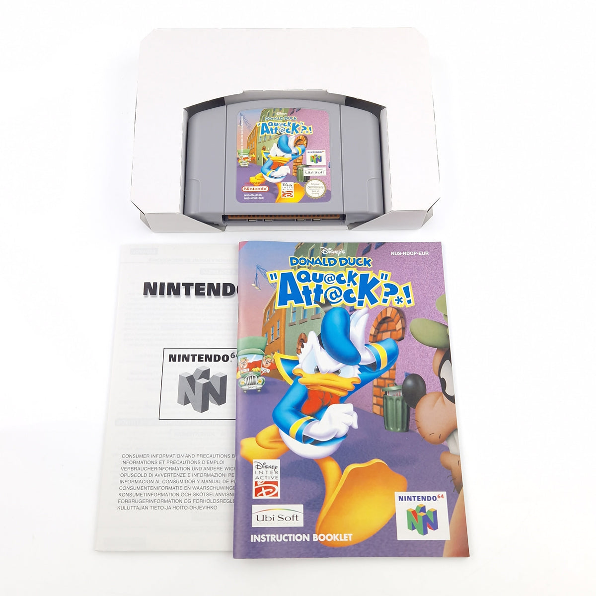Nintendo 64 Spiel – Disneys Donald Duck Quack Attack OVP