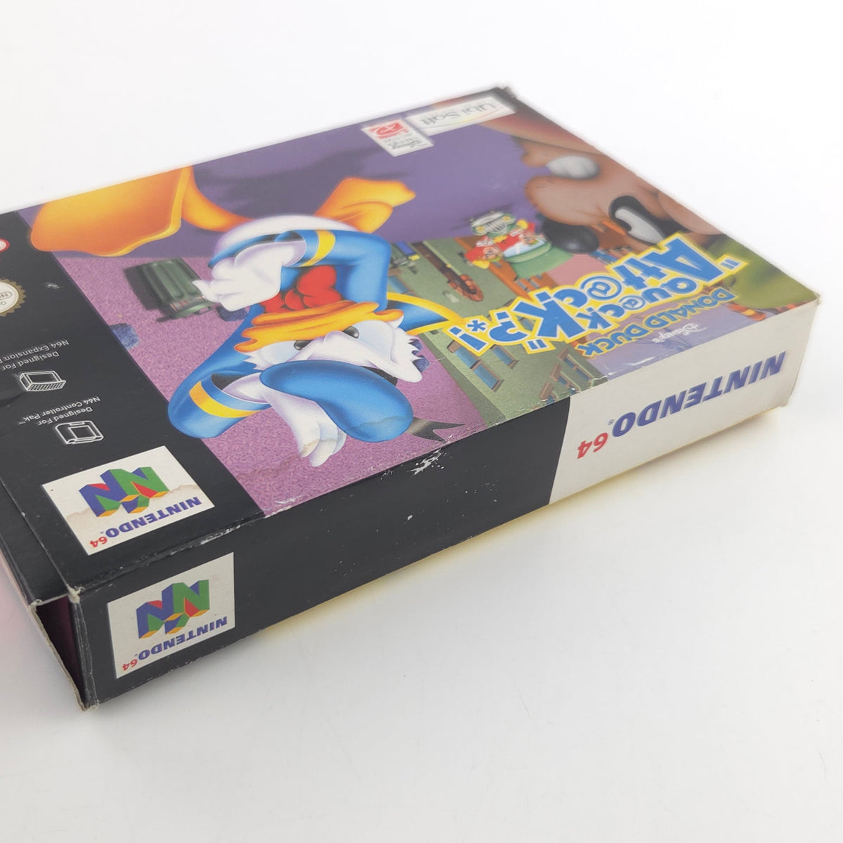 Nintendo 64 Spiel Donald Duck Quack Attack N64 OVP CIB PAL